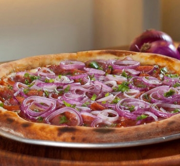 Image da receita: Pizza com linguiça Blumenau